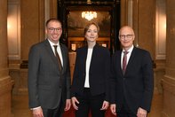 Begrüßung Annen, Schröder, Tschentscher