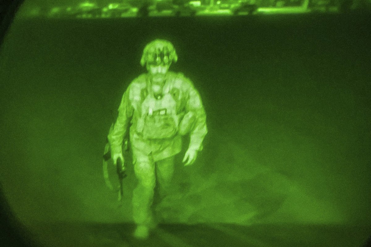 Letzter US-Soldat, Major General Chris Donahue, verlässt Afghanistan