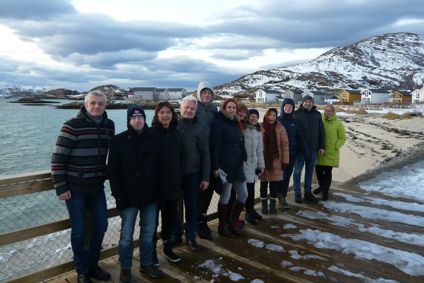 Das internationale Team des Netzwerks Eurasia Peace Studies Exchange beim Abschlusstreffen an der Arktischen Universität Tromsø  (2019, Foto privat)
